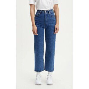 Levi's Ribcage Straight Ankle Jeans - 27 - Georgie